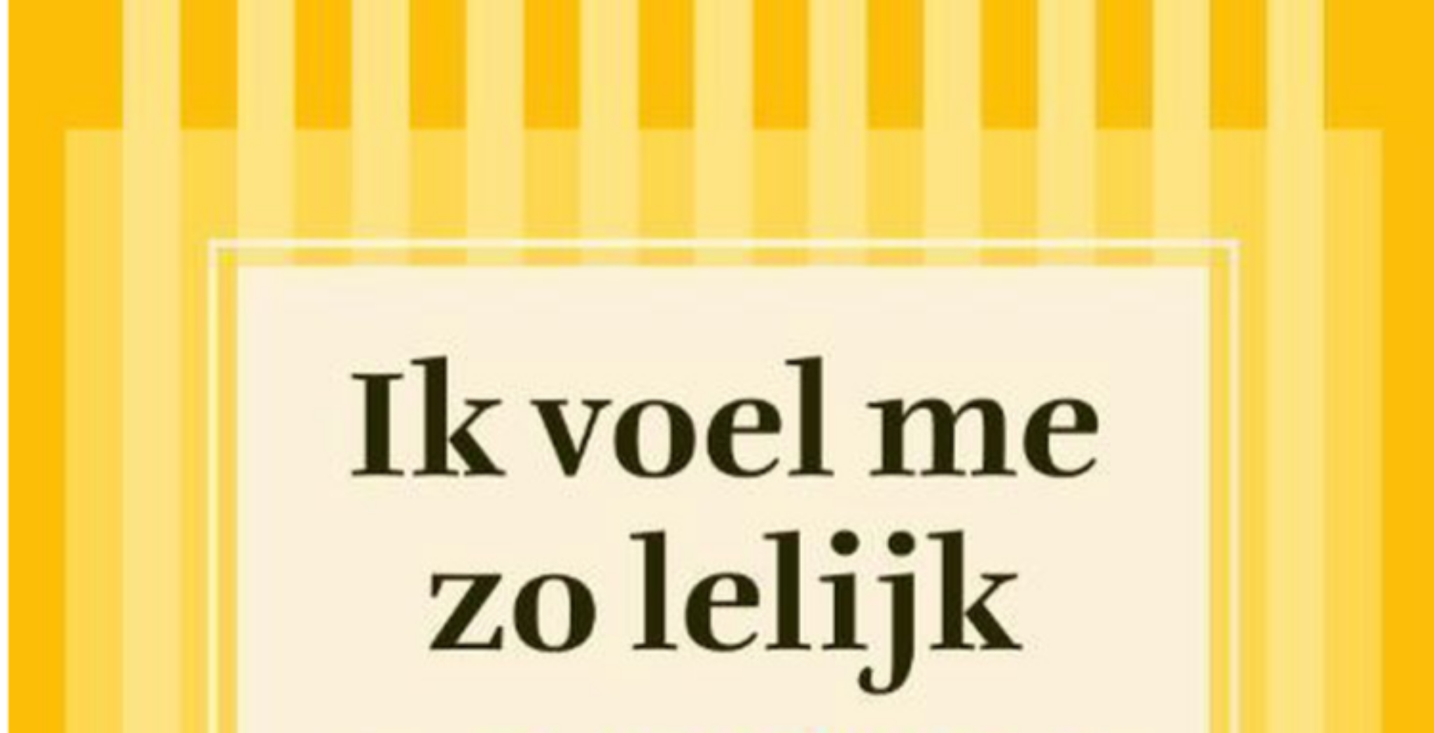ik voel me zo lelijk