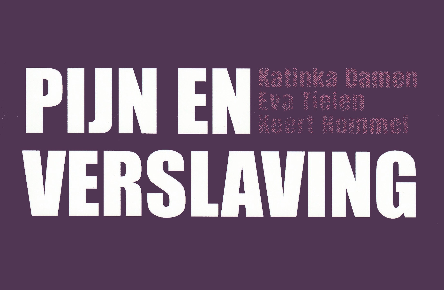 Pijnmedicatieverslaving